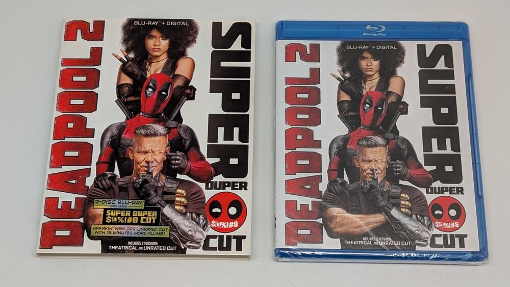 Deadpool 2 Super Duper Cut (2-Disc Blu-ray & Digital) w/ Slipcover NEW SEALED